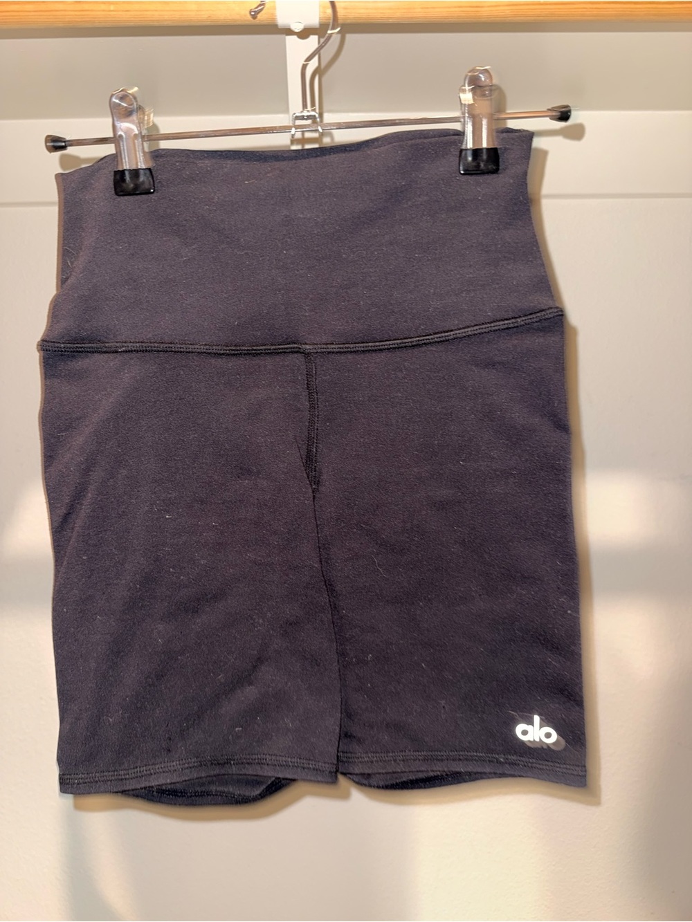 ALO Yoga Black High-Waist Bike Shorts